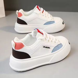 Chaussures décontractées sportives à lacets pour femmes, respirantes, à semelle épaisse et rehaussante, collection été 2026 – Tendance - Product Image 3