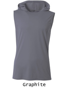 Adult "<b>Sleeveless</b> Terrorize" Performance Cotton <b>Hoodie</b> Custom Printing Embroidered LOGO <b>Hoodie</b> - Product Image 6