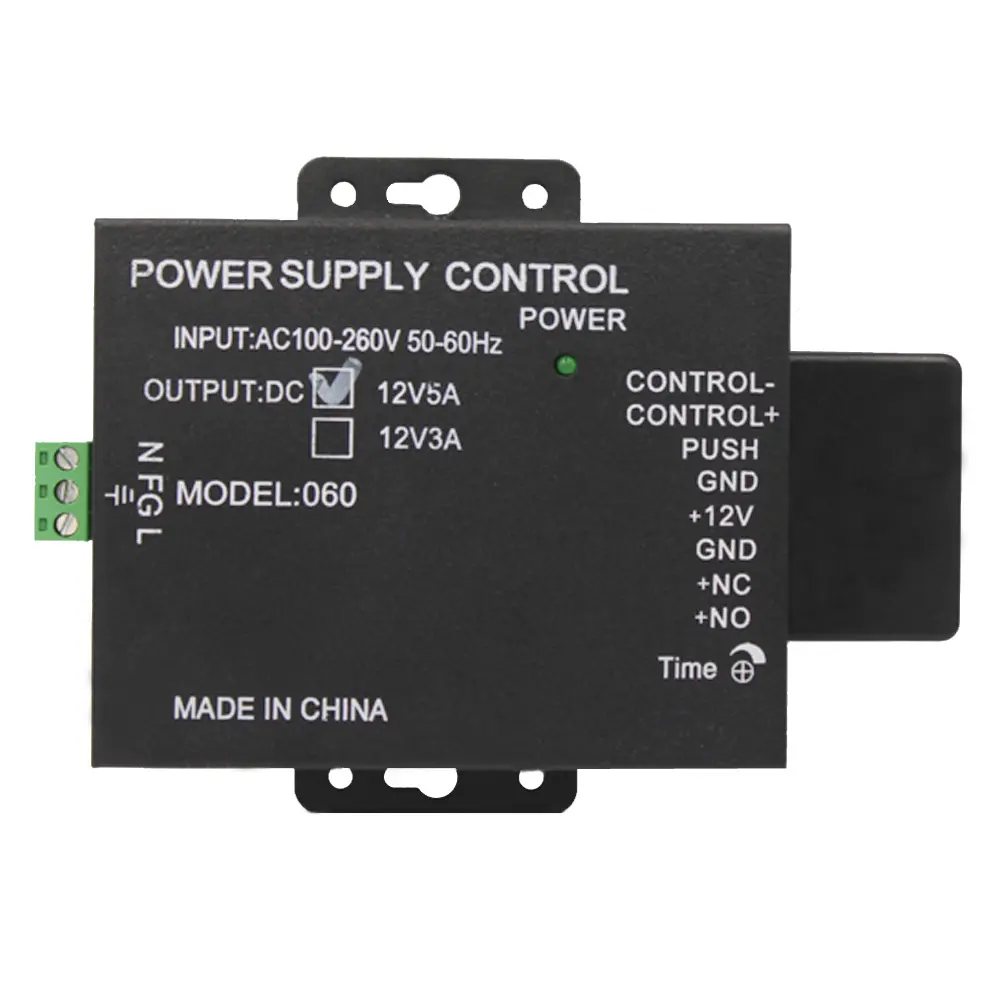 Fonte de alimentação para controle de acesso, dispositivo para máquina de controle de acesso ac110 ~ 240v dc12v/5a/3a