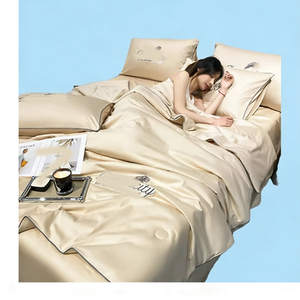 Home Bedding High Quality Washed Cotton Quilt Skin Friendly Durable European American Style - Product Image 3