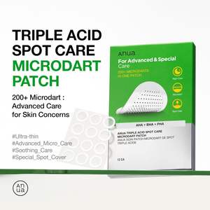 Anua Triple Acid Spot Care Microdart Patch 12 Unidades AHA BHA PHA Hidrocoloide Tratamiento Facial para el Acné - Product Image 2