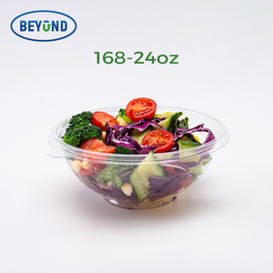 Bán buôn biểu tượng tùy chỉnh dùng một lần rõ ràng Pet nhựa Acai bát tráng miệng ly bánh salad thực phẩm lưu trữ cho đường và sữa - Product Image 3