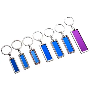 Wholesale Custom Supplier Souvenir Creative Mini License Plate Car Metal Blank License Keychain