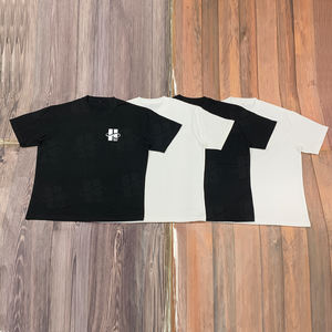 Camisetas de Algodón Lisas para Hombre, Manga Corta, Corte Regular, Preencogidas, Transpirables, con Logotipo Impreso Digital Personalizado, Marca Privada, Venta al Por Mayor OEM - Product Image 4