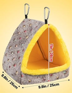 Casa para Pájaros Resistente a la Intemperie y Cálida, Material de Felpa Confiable, Casa Nido Transpirable para Guacamayos y Loros Grises Africanos - Product Image 2