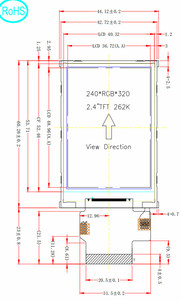 2.4 "Màn Hình LCD 240X320 OEM Và ODM - Product Image 3