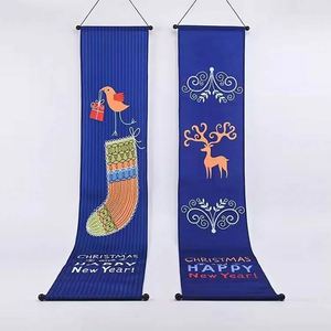 ธงแขวนตกแต่งหน้าต่าง ผนัง ประตู สำหรับเทศกาลคริสต์มาส ฮาโลวีน ออกแบบเองได้ - Product Image 4