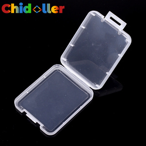 Logo miễn phí TF SD thẻ bảo vệ hộp duy nhất đôi CF lưu trữ thẻ nhựa trong suốt trường hợp thẻ nhớ tay áo tổ chức - Product Image 2