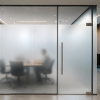 Panel de Vidrio Templado Esmerilado de Seguridad de 5mm 6mm 8mm 10mm para Ventanas y Puertas de Edificios, Venta al Por Mayor de Fábrica
