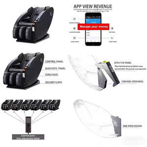 Kommerzieller <span class=keywords><strong>Massage</strong></span>-Sessel mit NFC-Münz- und Scheinakzeptanz, SL-Track 3D-<span class=keywords><strong>Massage</strong></span> für Entspannung - Product Image 6