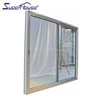 Ventana Corredera de Aluminio con Marco Plateado, Resistente a Huracanes, Certificada por NOA en Miami Dade, Proveedor para Proyectos Costeros en Florida