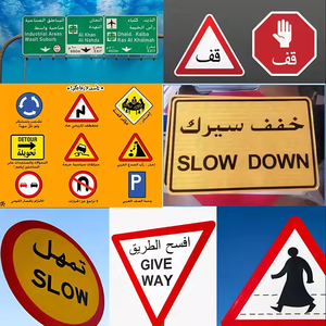सऊदी अरब की मानक ट्रैफिक साइन किट-द्विभाषी-अरबी-जीसीसी सड़कों और राजमार्गों के लिए - Product Image 5