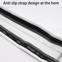 Ensemble de 4 protections antidérapantes imprimées par sublimation pour hommes MMA BJJ à séchage rapide et anti-UV pour l'entraînement No-Gi UPF50 Fight