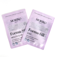 Bolsa con Cierre de Tres Lados Mate, Personalizable y Reutilizable, para Parches Labiales de Silicona Antiarrugas