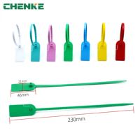 Sello de Seguridad de Plástico Desechable PP Industrial Chenke de 230 mm para Contenedores Logísticos