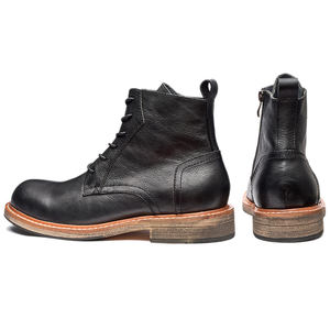 Botas Clásicas de Diseño para Hombre, Zapatos Vaqueros de Cuero Genuino, Botas de Cuero Personalizadas para Hombre - Product Image 4