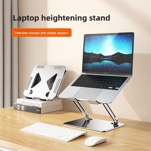 Soporte Universal para Laptop y Tablet, Metálico, Plegable, Portátil, Ajustable en Altura, con Ventilación, Venta al Por Mayor - Product Image 3
