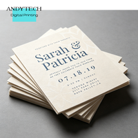 Invitations de mariage en carton d'art, impression typographique, impression numérique, plastification pour banquets, événements professionnels, cérémonies en plein air