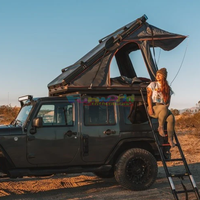 Usine Camping En Plein Air Tente De Toit En Aluminium Hardshell Tente De Toit Voiture 4x4 Suv Étanche Hard Shell Voiture Tente De Toit