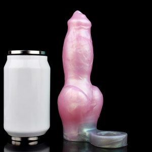 YOCY Penis Sheath Dog Cock Fantasy Animal <b>Dildo</b> Super Soft Silicone Penis Extension Sleeve Male Penis Extender Adult Sex Toys - Product Image 6