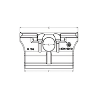 Plaque de guidage angulaire Wfp14k-12 pour système de fixation de rail W14HH EN 13481-2 pour transport lourd et voies ferrées à grande vitesse