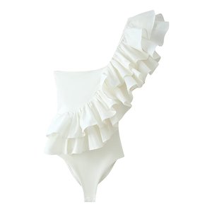 SHENZHU ZA <span class=keywords><strong>Body</strong></span> da donna estivo 2026 nuovo con spalle scoperte asimmetrico e dettagli a strati 4174241 - Product Image 1
