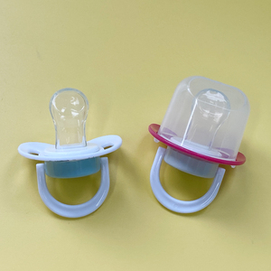 Mới nhất bán buôn cấp thực phẩm Silicone bé núm vú Feeder PVC miễn phí và Phthalate miễn phí Độ tuổi 0-12 tháng in mô hình - Product Image 5