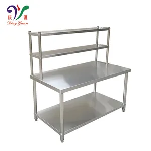 High Quality Wholesale Commercial Catering Knocked-down Kitchen Stainless Steel Work Table
