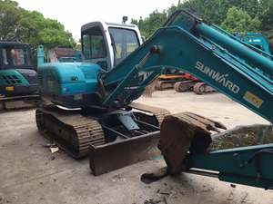 Pelle hydraulique d'occasion SUNWARDD SWE80E Pelleteuse sur chenilles d'occasion SWE90E SWE150E Haute qualité - Product Image 4