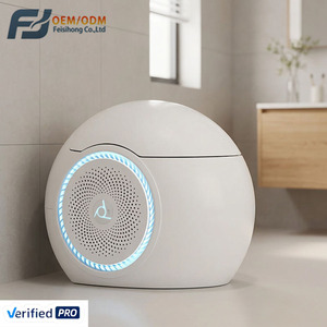 Inodoro Inteligente de Lujo con Forma de Huevo 2026, Descarga Automática, Altavoz Bluetooth, Bidé Inteligente, Asiento con Calefacción para Proyectos de Hoteles y Villas - Product Image 1
