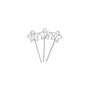 Portacarte ILAN con design stella e luna 100mm 3 pezzi per fiori secchi - Product Image 1