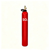Dioxyde de soufre liquide SO2 de qualité alimentaire et industrielle 99,9 % en bouteille de 40 L, CAS 7446-09-5, marque Hengsheng, fourni par l'usine
