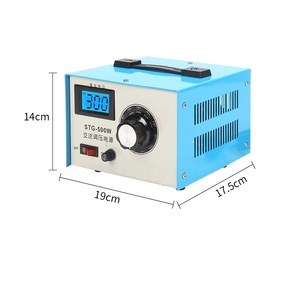 Reguladores de Voltaje Monofásicos <span class=keywords><strong>STG</strong></span> de 500W, de 0v a 300v, Transformador de Aislamiento, Estabilizadores Automáticos Ajustables - Product Image 4