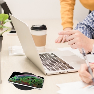 Bàn dài khoảng cách sạc không dây 10W nhanh 30mm Máy tính để bàn sạc Pad đồ nội thất bảng từ nhãn dán từ nhà máy điện từ xa - Product Image 5