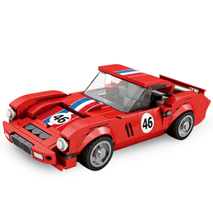 Briques de construction certifiées CE et CPC Ferra <span class=keywords><strong>250</strong></span> <span class=keywords><strong>GTO</strong></span> - Modèle à l'échelle 1:24 en plastique ABS, supercar de course pour adultes - Product Image 1