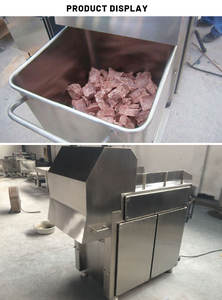 Sierra de cinta para cortar hueso, pollo electrónico, Cortadora automática de escritorio congelada, cortadora de carne - Product Image 3