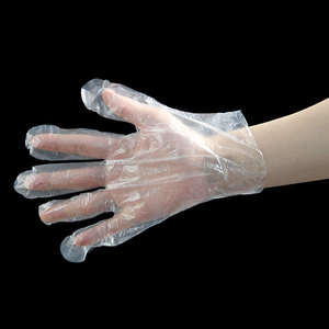 Gants PE jetables transparents en <span class=keywords><strong>plastique</strong></span> PE-HD pour enfants Gant à main bon marché Gants PE de qualité alimentaire - Product Image 1