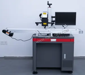 Machine de marquage Laser UV 3w 5w 10w câbles/plastique/PVC avec système de positionnement visuel automatique CCD