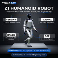 TERKOBOT MagicBot Z1 Robot Humanoide Bípedo con 50 Articulaciones, Navegación Autónoma, Diálogo con IA, I+D de Robots Humanoides