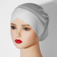 Chapeau Turban Croisé en Jersey de Coton Extensible Uni Sharut – Sous-Hijab Intérieur pour Femmes Musulmanes – Vente en Gros à Prix Réduit