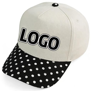 Gorras de Béisbol Personalizadas Premium con Estampado de Puntos, 100% Algodón, Estilo Casual, Gorras de Béisbol de Alta Calidad de 5 Paneles - Product Image 1