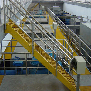 Grillage en plastique renforcé de fibre de verre de passerelle de plancher de GRP résistant à la chaleur de haute résistance - Product Image 6