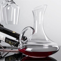 Carafe à vin en forme de serpent Carafe ronde en verre cristal Accessoires de mariage personnalisés mode luxe Carafe en verre cristal