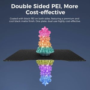 Plataforma de Impresión PEI de Doble Cara Oficial de Creality, 280x265 mm, Plataforma Flexible de Acero con Resorte, Accesorio para Impresora 3D B0FB3HPPMB - Product Image 3