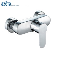 Vente en gros à prix d'usine de mitigeur de bain d'eau chaude et froide mitigeur de robinet de douche de baignoire à montage mural en laiton