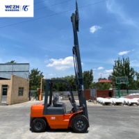 Chariot élévateur diesel WGZN à prix réduit, 3 tonnes, 3,5 tonnes, 5 tonnes, moteur EPA Eur5, hauteur de levage 3-5m, chariot élévateur 4x4, exporté vers plus de 120 pays