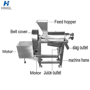Exprimidor Industrial de Tipo Tornillo de Alta Resistencia para Jugo de Manzana y Naranja - Product Image 2