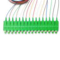 Divisor PLC de Fibra Óptica Personalizado APT, Configuraciones 1x2-1x64, G657A SC SDK TCP, Tubo de Acero, Uso en Telecomunicaciones POE/GSM/GPRS