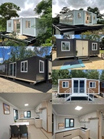 Maison préfabriquée pliable personnalisable à 3 chambres, conteneur extensible de 20FT 40FT, villa, appartement, hôpital, école, usage ZXHC