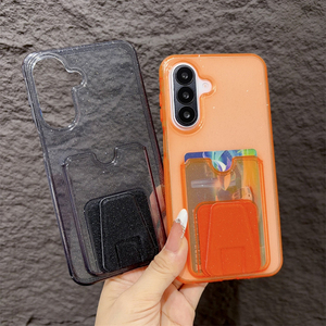 เคสโทรศัพท์แบบใสพร้อมช่องใส่บัตรและกลิตเตอร์สำหรับ Samsung S26 Ultra S25 S24 FE S26 Plus A27 A57 A37 A17 A56 A36 A26 A16 - Product Image 4